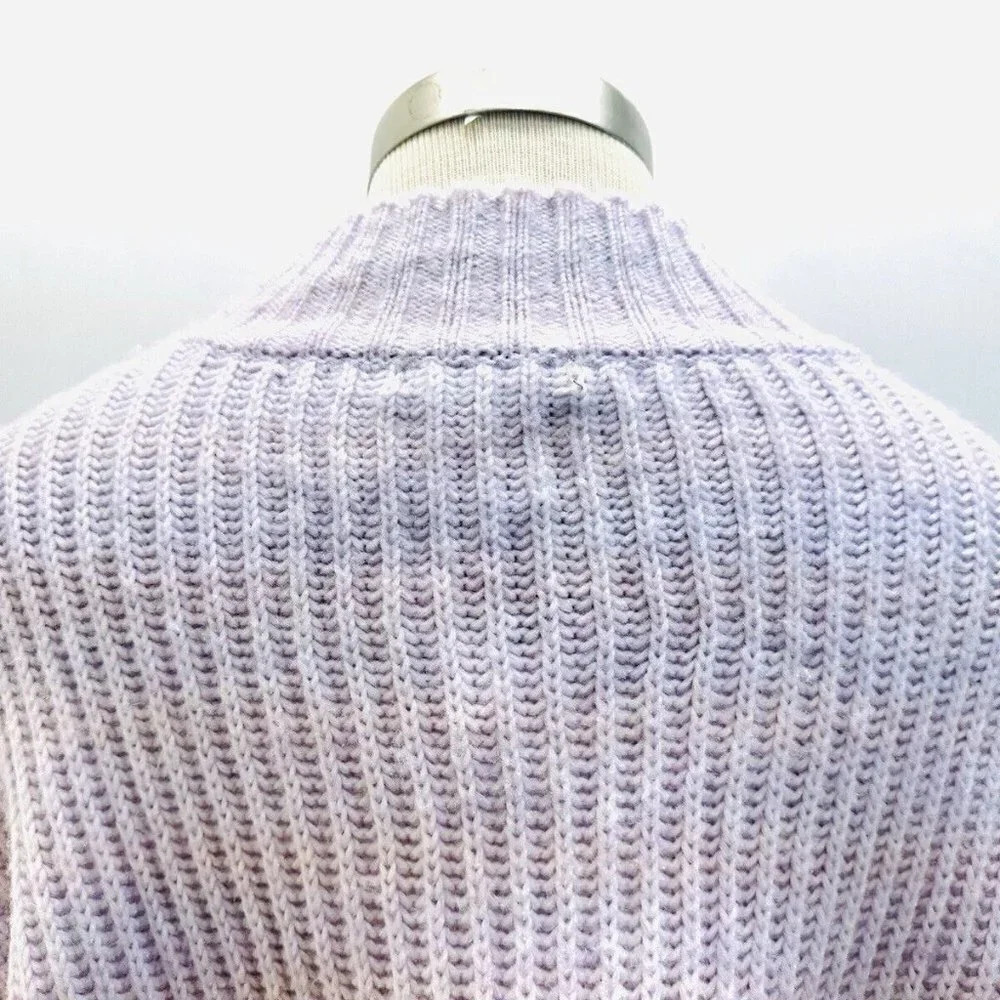NWT SO GOODS FOR LIFE Women Long Sleeve Mock Neck Pullover Purple Sweater Sz XXL - Picture 7 of 11